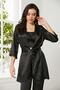 Satin 3-Piece Women's Pajama Set - 2075
