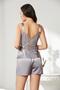 Satin Lace 3-Piece Women's Dressing Gown Set 2480 Royal - 5