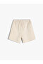 Tweed Shorts with Tie Waist