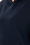 Women's Navy Blue Hooded Sweatshirt 50296944 -Vr033 - 7
