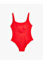 Basic Swimsuit U Collar Thick Straps - 2