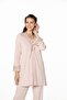 Guipure Combed Cotton 3-Piece Maternity Pajama Set - 3050 Powder - 3