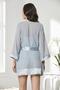 Satin 3-Piece Women's Dressing Gown Set - 2475 Mist - 3