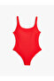 Basic Swimsuit U Collar Thick Straps