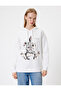 Bambi Printed Licensed Hooded Oversize Sweatshirt - 3