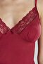 Combed Cotton Athlete Panties Women's Underwear Set - 365 Claret Red - 2