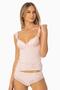 Combed Cotton Athlete Panties Women's Underwear Set - 394 Powder
