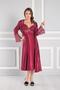Satin Six-Piece Bridal Dowry Set - 6620 Claret Red - 3