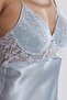 Satin Lace Women's Nightgown - 900 Mist - 3