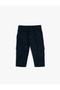 Cargo Pants Tie Waist Pocket Cotton