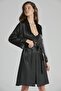 Satin Lace Nightgown and Dressing Gown Set - 4265
