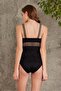 Combed Cotton Athlete Panties Women's Underwear Set - 300 Black - 2