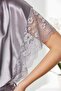 Satin Lace Nightgown and Dressing Gown Set - 4438 - 3