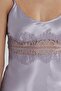 Satin Lace 3-Piece Women's Dressing Gown Set 2490 Royal - 6