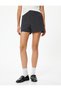 High Waist Slim Fit Polka Dot Mini Shorts - 3