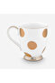 Dot Delight White Porcelain Mug 350 ml - 3