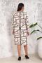 Women's Crew Neck Plus Size Dress with Pockets Dpnba021 - 7