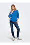 Jdyjenny Directory Blue L/S Print Sweatshirt - Jrs Exp 15346074