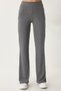 Women's Gray Comfortable Ribbed Knitted Blouse and Pants Set Ow00054 - 10