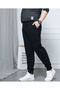 Men's Black Slim Fit Jogger Sweatpants. - 4