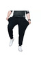 Men's Black Slim Fit Jogger Sweatpants. - 6