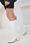Women's White Boots 17548 - 5