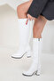 Women's White Boots 17548 - 3