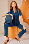 Denim Women's Backpack 05PO22Y1635