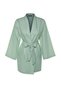 Mint Belted Woven Seersucker Striped Kimono & Kaftan TCTSS23KK00001 - 6