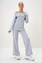 Women's Grimelange Madonna Collar Camisole Blouse and Trousers Set Alc-X13060 - 2