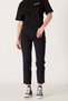 Wild West Regular Fit High Waist Straight Leg Women's Black Cotton Stretchy Jean Denim Jeans