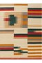 Angel Collection Multicolored Lines Patterned Woven Base Modern Decorative Carpet Melek31 - 4