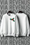 Wsqk 94.5 Fm Stranger Things Printed Unisex 3 Thread Fleece-Lined Wide Fit Crew Neck Sweatshirt - 3
