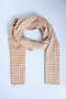وشاح تريكو منقوش بنقشة Houndstooth للجنسين - 4