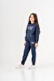 Be Yourself Be Strong Be Brave Printed Hooded Girls' Top and Bottom Tracksuit Set - 2