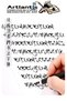 Calligraphy Fountain Pen Set of 4 in 1 Pack Blue and Black Refill Ink Line Writing Design Art Pen - 5