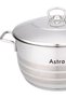 Casserole 30x17.5cm - 12.3 Liter Capacity -18/10 Cr-Ni Stainless Steel -induction cookers - 4