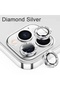 iPhone 12 Pro Max Stoned Camera Lens Protector Framed Protector - 5