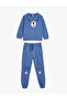 2 Piece Tracksuit Set Long Sleeve Top and Elastic Waist Sweatpants with Ribbon