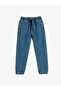 Elastic Waist Dark Indigo Boys' Denim Trousers 5Wkb40024Td