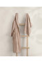 Likya 100% Cotton Salmon Dowry Bathrobe Set 2 Pieces 1 Bathrobe 1 Towel 1052A