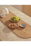 Cesta American Service Handmade Cotton Natural Jute Knitted Plain Runner 37x136cm 9029