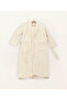 Likya 100% Cotton Cream Bridal Bathrobe Set, 2 Pieces (1 Bathrobe, 1 Towel) 1053a - 7