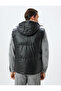Inflatable Vest Slim Fit Hooded with Zipper and Pockets - 4