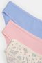 Dried Flower Bouquet Multicolored 3-Piece Slip Panties - 5