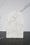 Marble Patterned Handmade Concrete Presentation Plate Decorative Presentation Holder 30 cm - 2