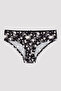Dark Shadow Floral 5-Piece Multicolored Hipster Panties - 5