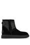 Women's Genuine Leather Black Suede/Stone Casual Boots