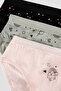 Girl's Dark Unicorn 3-Piece Slip Panties - 5