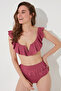 Jolene Deep Frill Bikini Üstü